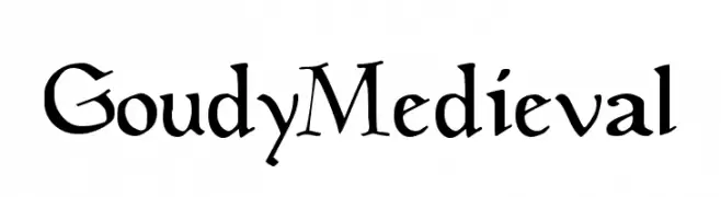 GoudyMedieval  Скачать бесплатные шрифты