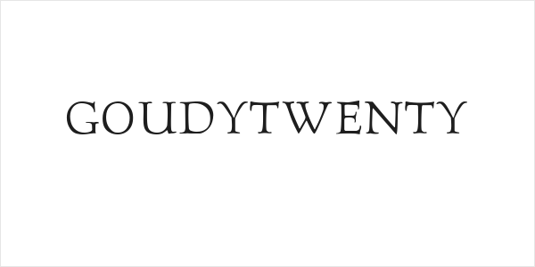 GoudyTwenty Logo