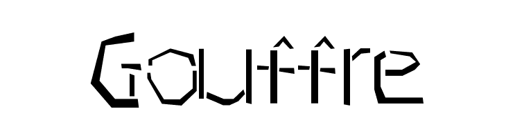 Gouffre फ़ॉन्ट
