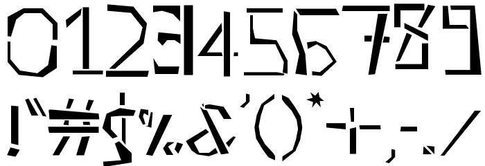 Gouffre Font OTHER CHARS