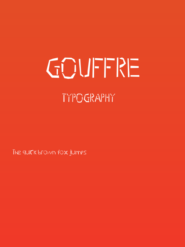 Gouffre Poster
