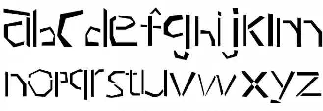Gouffre Font LOWERCASE