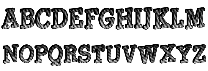 Gouldage Font LOWERCASE