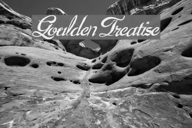 GouldenTreatise Font examples