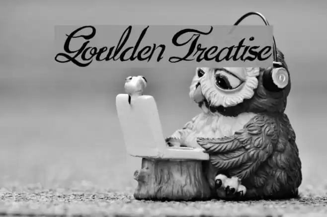 GouldenTreatise Font examples