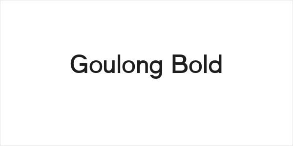 Goulong Bold Logo