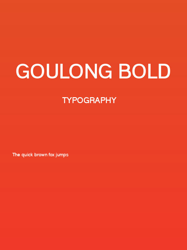 Goulong Bold Poster