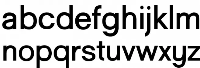 Goulong Bold Schriftart Kleinbuchstaben