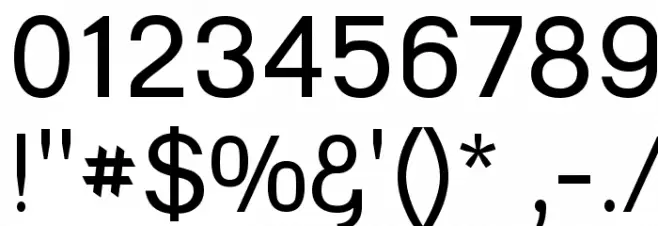 Goulong Polices AUTRES CHARS