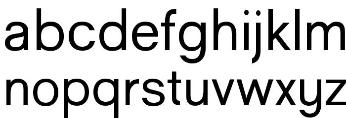 Goulong Font LOWERCASE