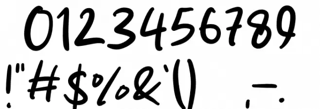 Gourami Font OTHER CHARS