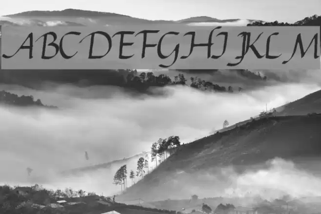 Gourdie Cursive Font examples