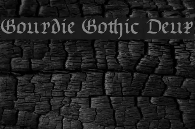 Gourdie Gothic Deux Font examples