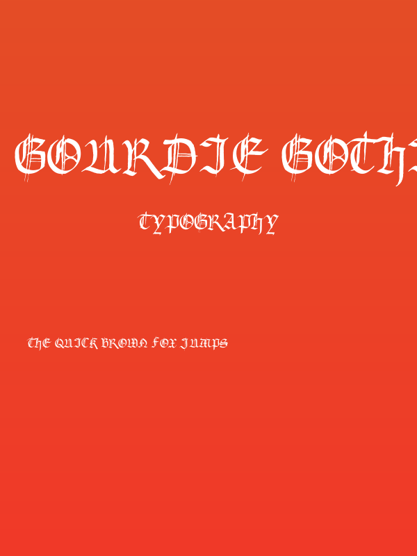 Gourdie Gothic Poster