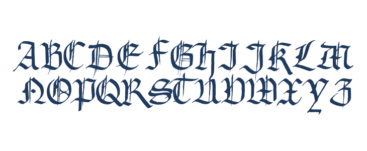 Gourdie Gothic Lowercase