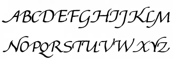 Gourdie Handwriting Шрифта ВЕРХНИЙ