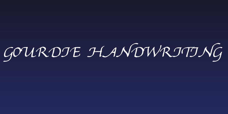 Gourdie Handwriting Social Header