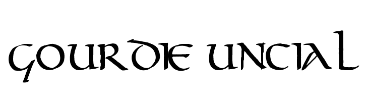 Gourdie Uncial  font caratteri gratis
