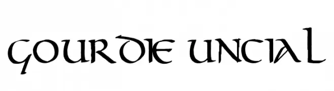 Gourdie Uncial  baixar fontes gratis