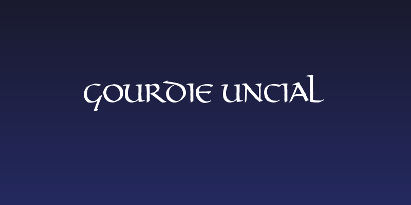 Gourdie Uncial Social Header