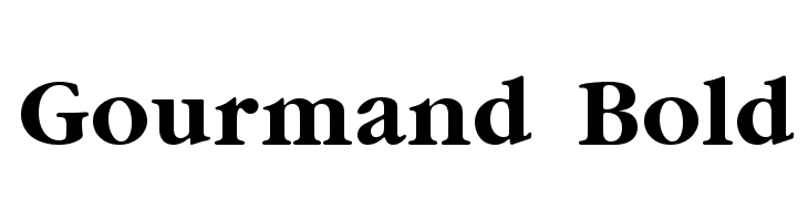 Gourmand Bold Font