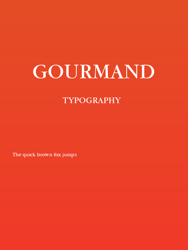 Gourmand Poster