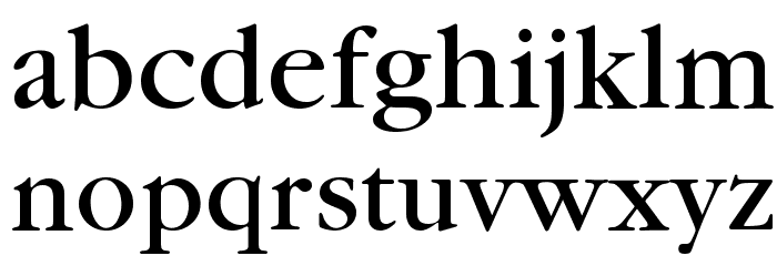 Gourmand Font LOWERCASE