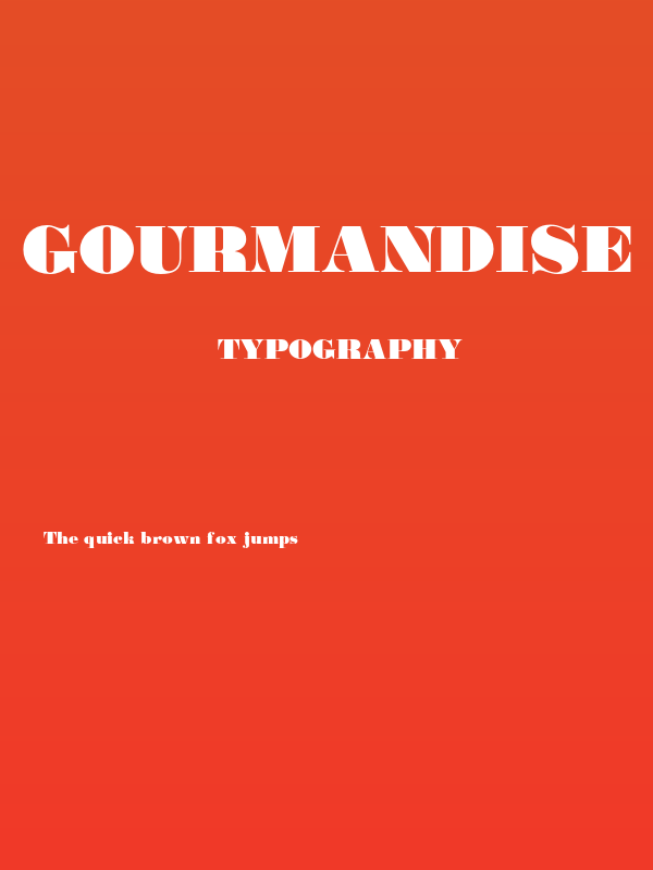 Gourmandise Poster
