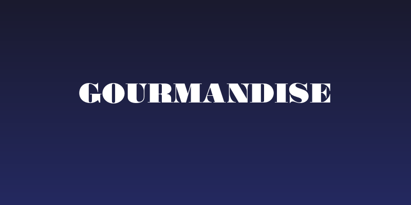 Gourmandise Social Header