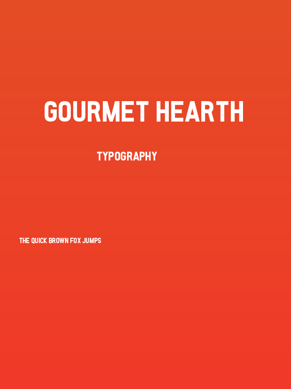 Gourmet Hearth Poster