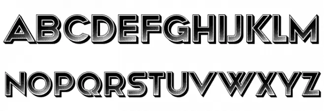 Gourmet Regular Font Litere mari