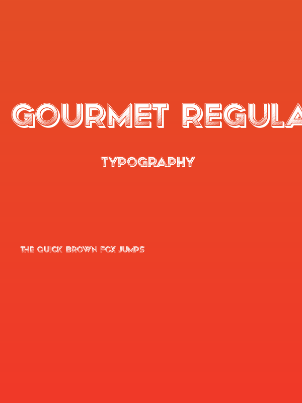 Gourmet Regular Poster