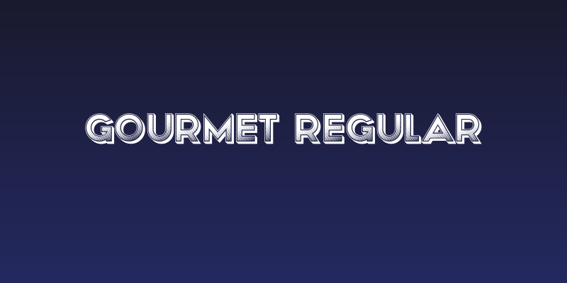 Gourmet Regular Social Header
