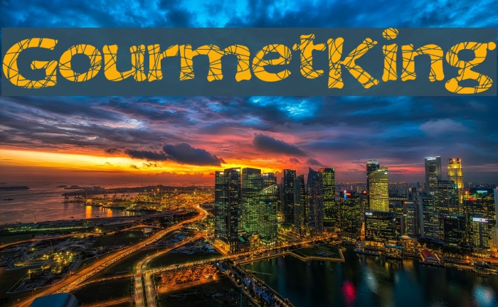 GourmetKing Font examples