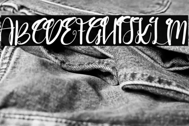 Goushy Script Font examples