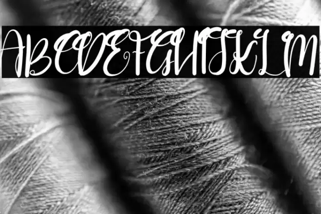 Goushy Script Font examples