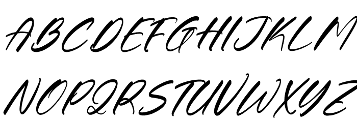 Gouthals Palmetto DEMO VERSION Italic Font UPPERCASE