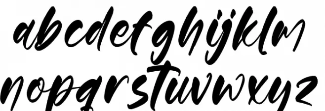 Gouthals Palmetto DEMO VERSION Font LOWERCASE