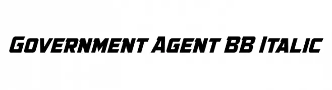 Government Agent BB Italic 