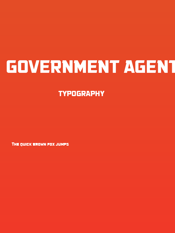 Government Agent BB Poster