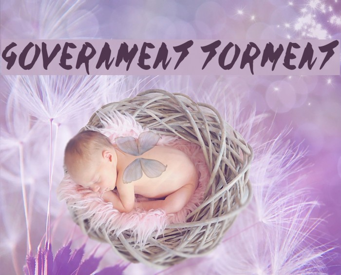 Government Torment Font examples