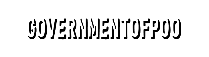 Government of poo  Frei Schriftart Herunterladen