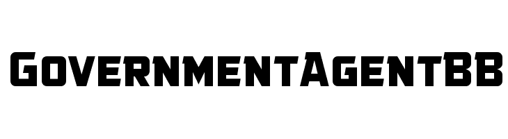 GovernmentAgentBB  フリーフォントのダウンロード