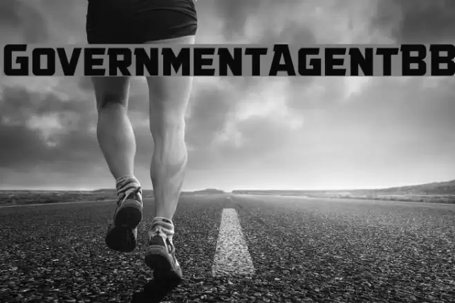GovernmentAgentBB Font examples