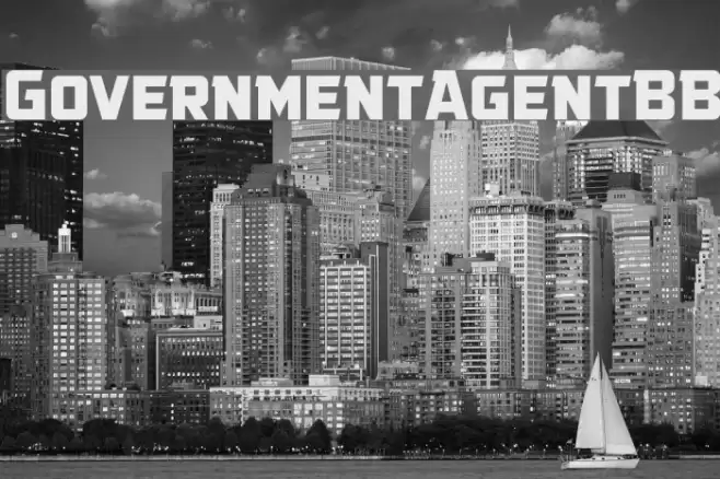GovernmentAgentBB Font examples