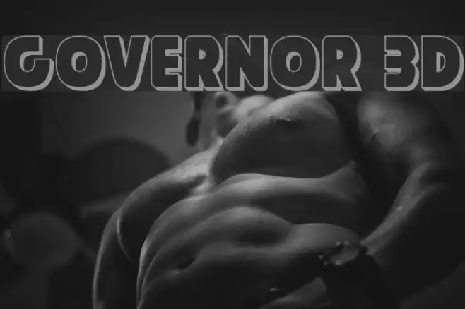 Governor 3D フォント examples