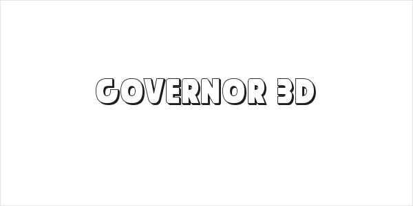 Governor 3D Logo