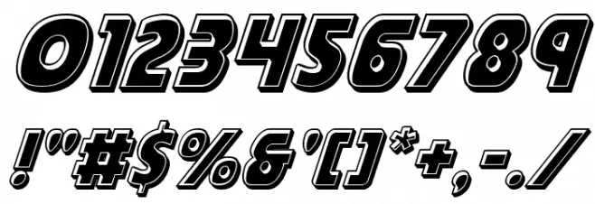 Governor Bevel Italic Font OTHER CHARS