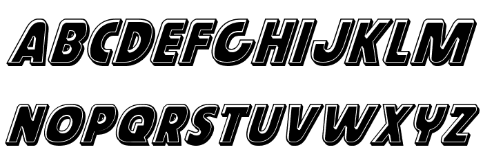 Governor Bevel Italic Font LOWERCASE