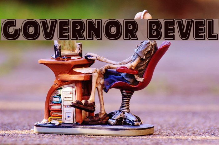 Governor Bevel Font examples
